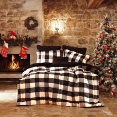 Karaca Home Mountain Siyah-Beyaz Çift Kişilik Cozy Comfort