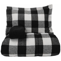 Karaca Home Mountain Siyah-Beyaz Çift Kişilik Cozy Comfort