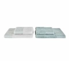 Karaca Home Edna 4 Parça Hamam Seti OffWhite Mint