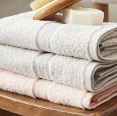 Karaca Home Malvina 6 Parça Aile Banyo Seti Pudra Gri