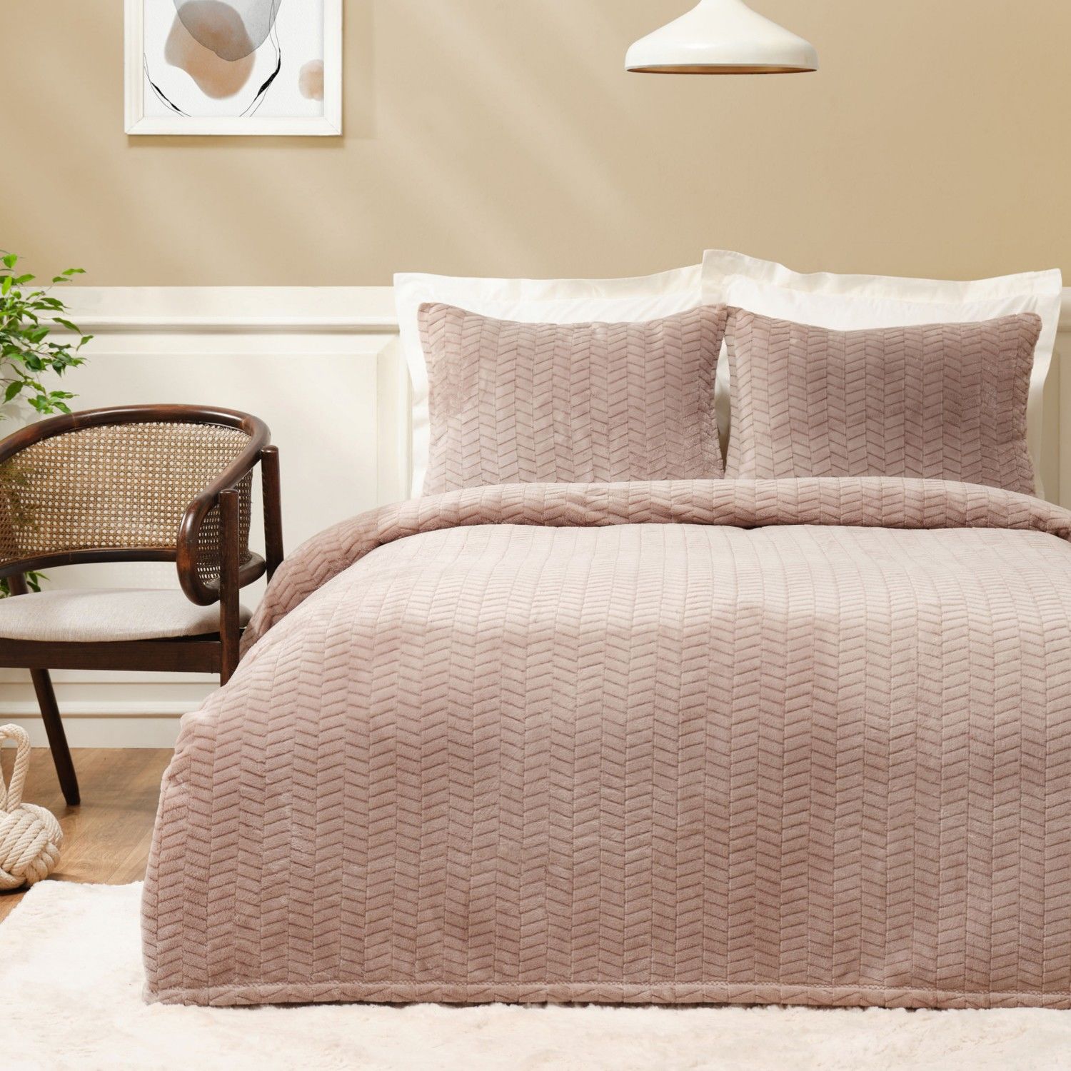 Karaca Home Rosie Çift Kişilik Wellsoft Yatak Örtüsü