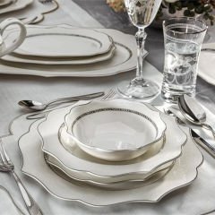 Schafer Sole 60 Parça 12 Kişilik Platin Yemek Takımı