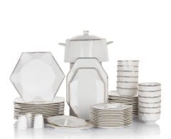 Schafer Moderna 60 Parça 12 Kişilik Gold Yemek Takımı