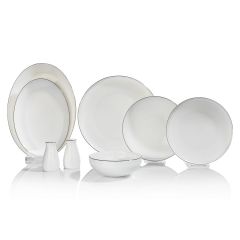 Schafer Jolly 56 Parça 12 Kişilik Platin Yemek Takımı