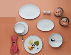Schafer Jolly 56 Parça 12 Kişilik Platin Yemek Takımı