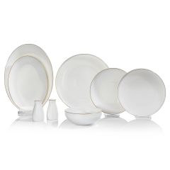 Schafer Jolly 56 Parça 12 Kişilik Gold Yemek Takımı