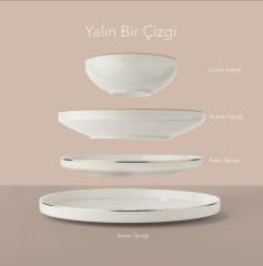 Schafer Adel Gold 56 Parça 12 Kişilik Yemek Takımı