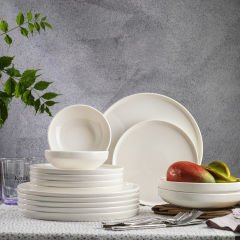 Schafer Vita 24 Parça 6 Kişilik Krem Yemek Takımı