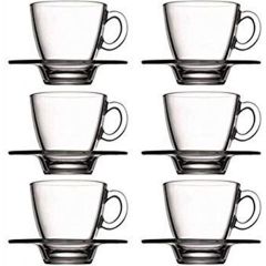 Paşabahçe Aqua 6 lı Çay Fincanı Takımı