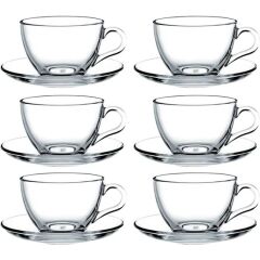 Paşabahçe Basic 6 Lı Çay Fincan Takımı
