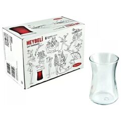 Paşabahçe Heybeli Çay Bardağı 6 Lı
