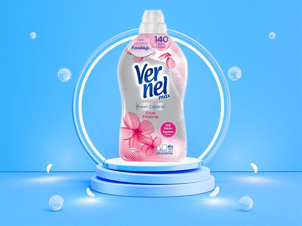 Vernel Max Konsantre Çamaşır Yumuşatıcısı Çiçek Ferahlığı 1320ml