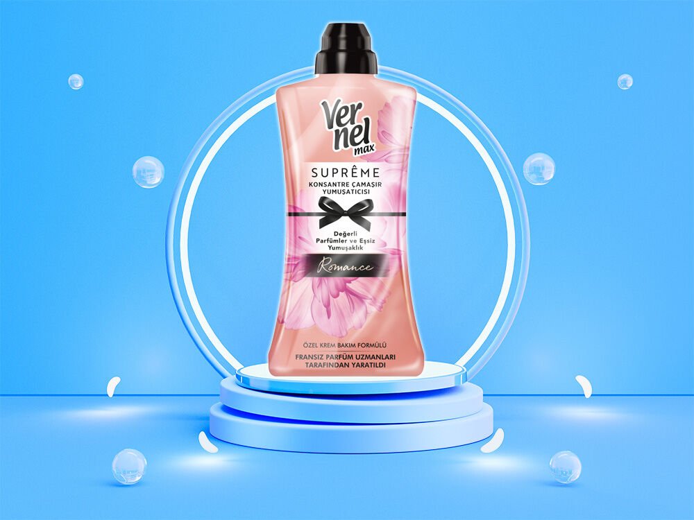 Vernel Max Konsantre Çamaşır Yumuşatıcısı Supreme Romance 1200ml