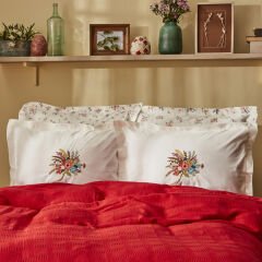 Karaca Home Spring Beyaz Tek Kişilik Nish Set