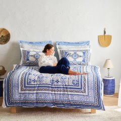 Karaca Home Alfama %100 Pamuk Çift Kişilik Nevresim Takımı