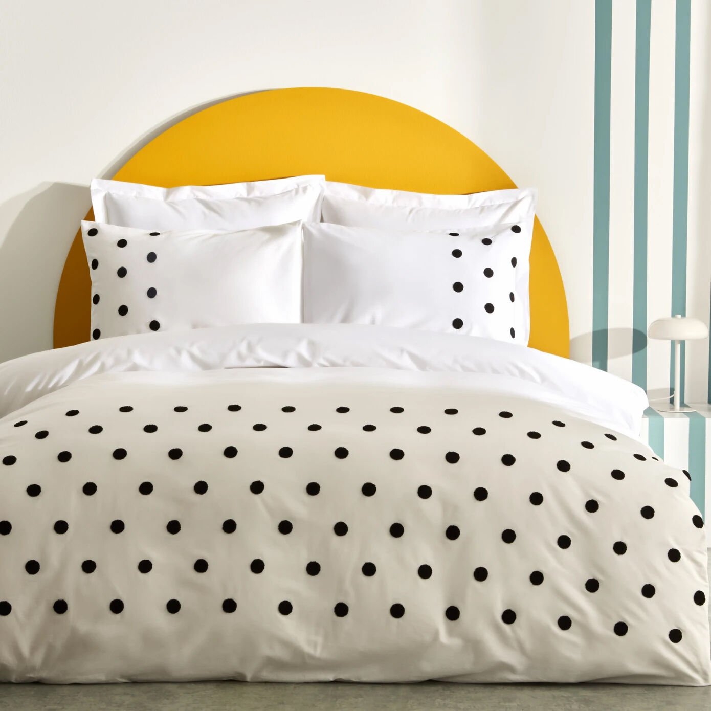 Karaca Home Dots %100 Pamuk Çift Kişilik Nevresim Takımı