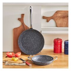 Karaca Biogranit Navy Stone Tava Sahan Set 20 cm + Tava 26 cm