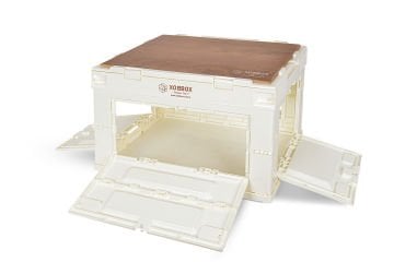 XOBBOX XF50W / Katlanır Saklama Kutusu / Folding Storage Box 50 LT / Kampta Karavanda Araç Bagajında Marinada Piknikte