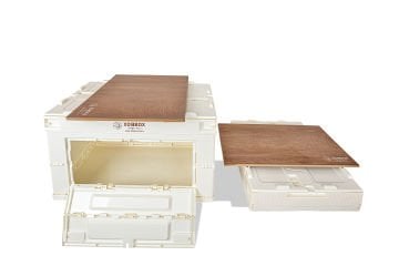 XOBBOX XF50W / Katlanır Saklama Kutusu / Folding Storage Box 50 LT / Kampta Karavanda Araç Bagajında Marinada Piknikte