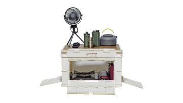 XOBBOX XF50W / Katlanır Saklama Kutusu / Folding Storage Box 50 LT / Kampta Karavanda Araç Bagajında Marinada Piknikte