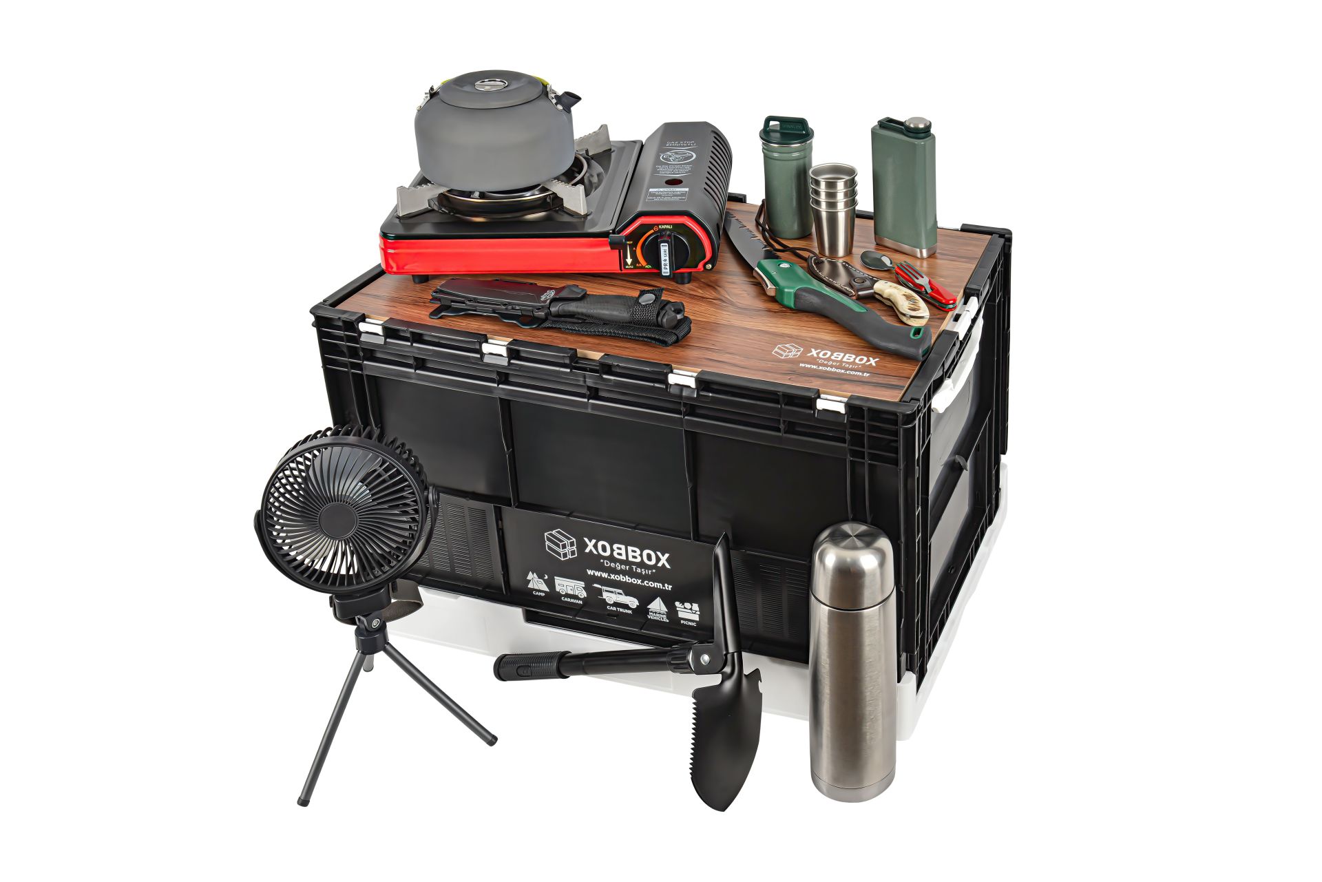 XOBBOX XF90WB / Folding Storage Box / Katlanır Saklama Kutusu / Fan Colors / Taraftar Renkler / 90 LT