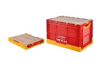 XOBBOX XF90RY / Folding Storage Box / Katlanır Saklama Kutusu / Fan Colors / Taraftar Renkler / 90 LT