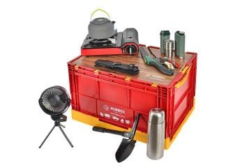 XOBBOX XF90RY / Folding Storage Box / Katlanır Saklama Kutusu / Fan Colors / Taraftar Renkler / 90 LT