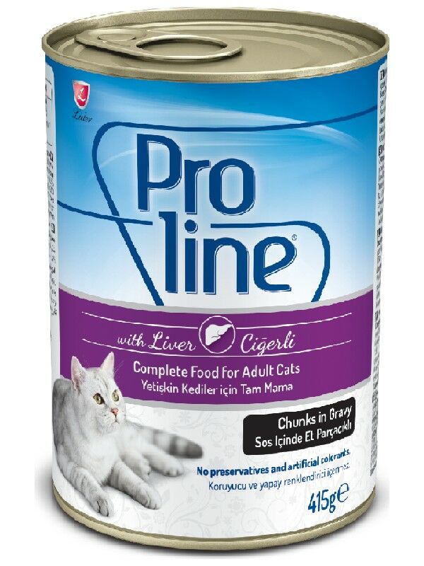 Proline Ciğerli Yetişkin Kedi Konservesi 415 Gr PRK-003