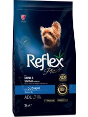 Reflex Plus Mini ve Küçük Irk Yetişkin Köpekler için Somonlu Köpek Maması 3 Kg RFX-104