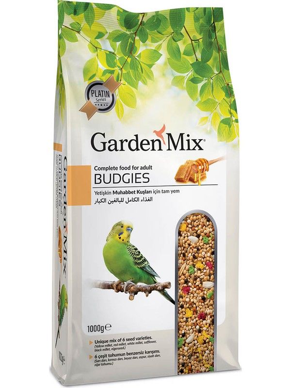 Garden Mix Platin Ballı Yetişkin Muhabbet Kuşu Yemi 1 kg 900-011