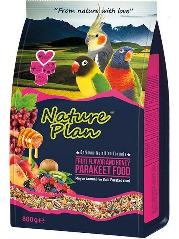 Nature Plan Paraket Sultan Cennet Papağanı Yemi 800 gr 501-3054/501-3009