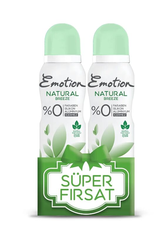 Emotion Natural Breeze Deodorant 2 adet 150 ml