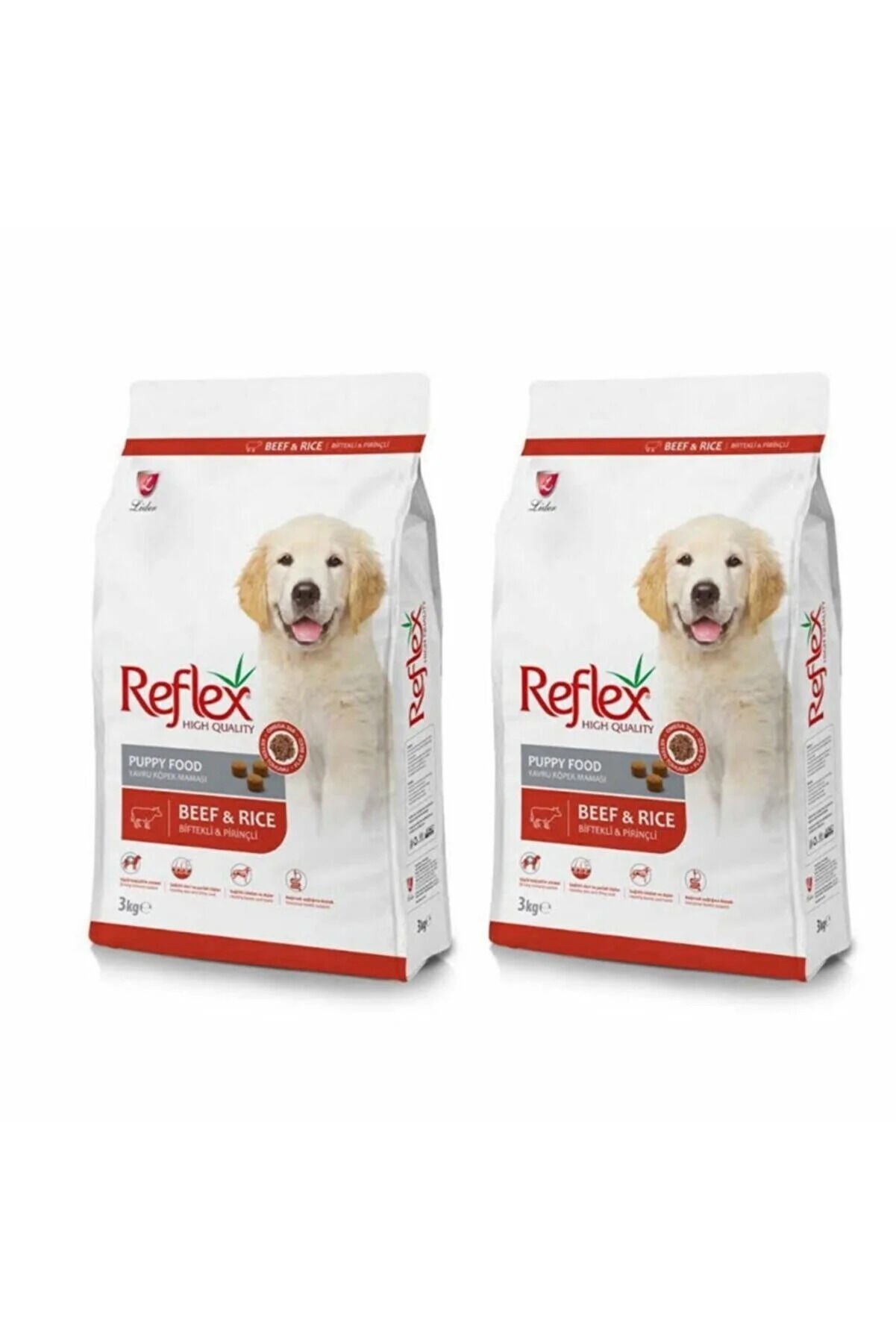 Reflex Puppy Biftekli Yavru Köpek Maması 2 x 3 KG  RFL-135