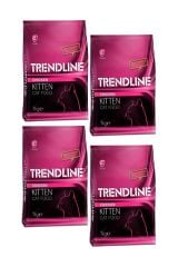 Trendline Kitten Tavuklu 1 kg 4' lü Yavru Kedi Maması TRE-176