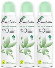 Emotion Natural Breeze Deodorant 3 adet 150 ml