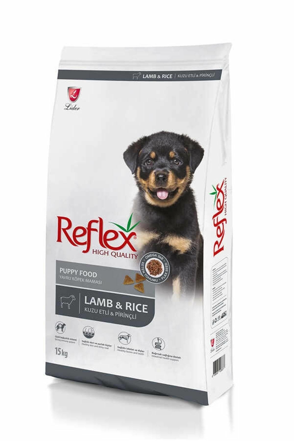 Reflex Puppy Kuzu Etli & Pirinçli Yavru Köpek Maması 15 Kg RFL-103