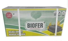 Biofer Organik Delikli Briket Mangal Kömürü 10 Kg (6 Saat 7800 Kcal/kg)