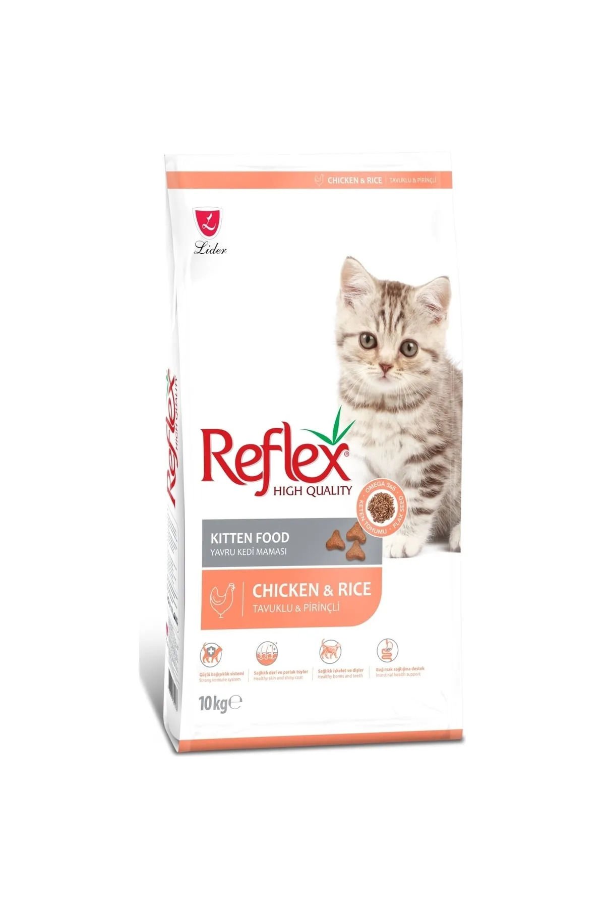 Reflex Tavuklu Prinçli Yavru Kedi Maması 10 kg RFL-215