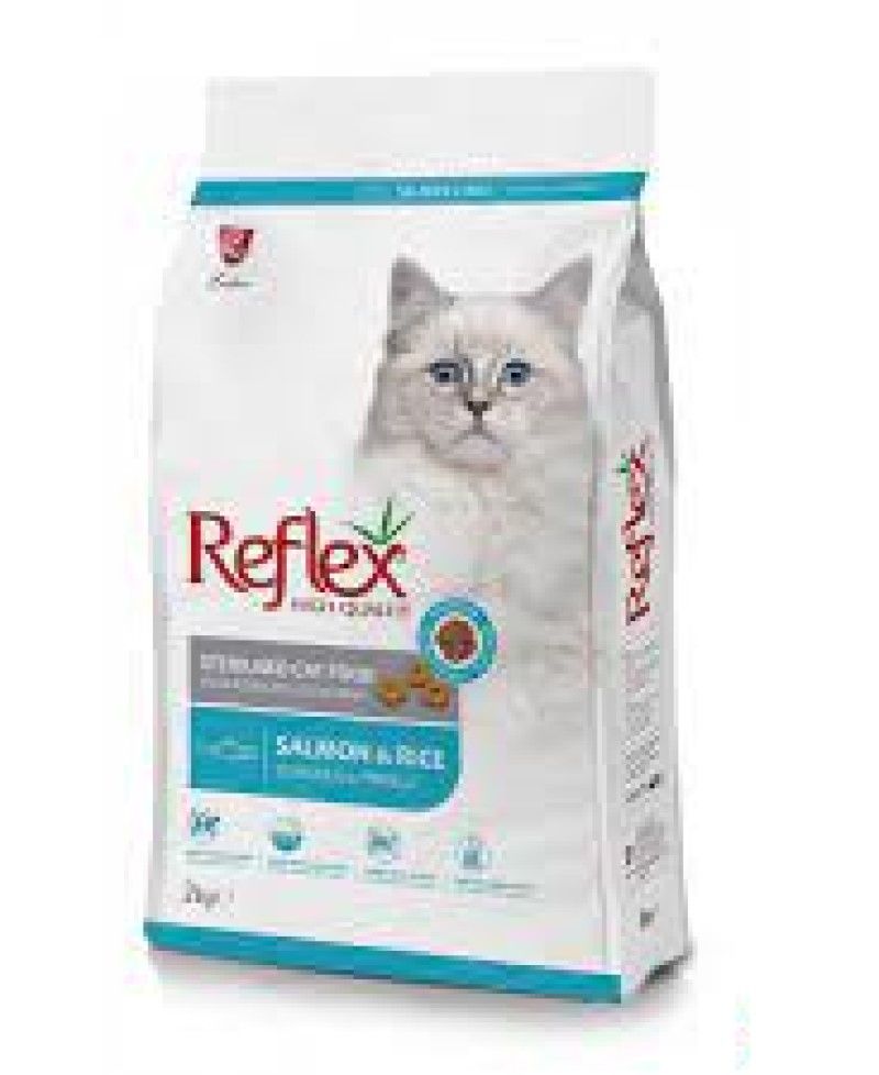 Reflex Sterilised Salmon Somonlu Pirinçli Kısır Kedi Maması 3 x 2 Kg  ( 3 paket )