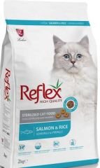 Reflex Sterilised Salmon Somonlu Pirinçli Kısırlaştırılmış Kedi Maması 2 X 2 Kg (2 Paket  )