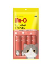 Me-O Creamy Treats Somonlu Sıvı Kedi Ödülü 4 x 15 gr 13698