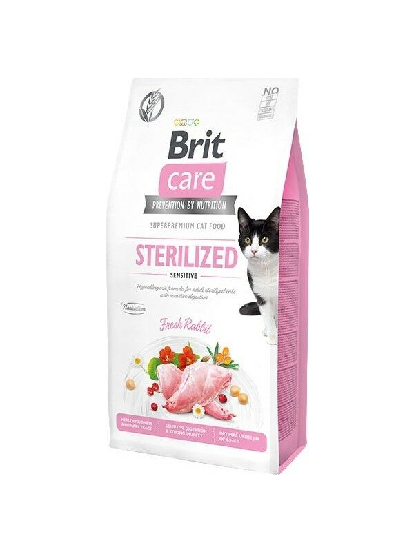 Brit Care Tahılsız Sterilised Sensitive Tavşanlı Kedi Maması 7 kg  B71289