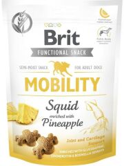 Brit Functional Snack Mobility Kalamar ve Ananaslı Köpek Ödül Maması 150 gr B11417