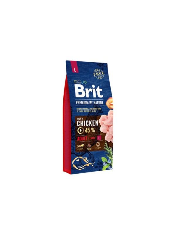 Brit Premium By Nature Adult L Büyük Irk Tavuklu Yetişkin Köpek Maması 15 Kg B70827