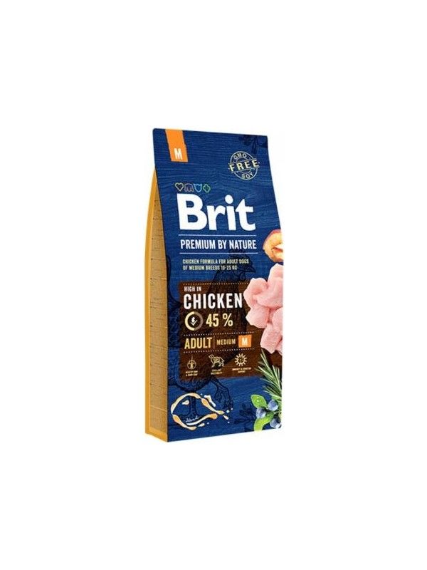 Brit Premium By Nature M Orta Irk Tavuk Etli Köpek Maması 15 Kg B70818