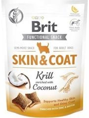 Brit Functional Snack Skin&coat Kril ve Hindistan Cevizli Köpek Ödül Maması 150 gr B11420