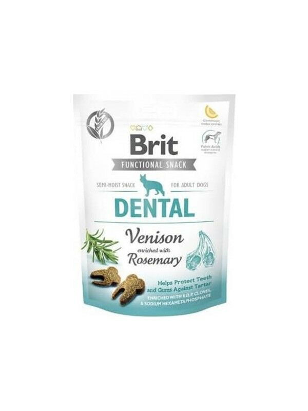 Brit Functional Snack Dental Geyik Etli ve Biberiyeli Köpek Ödül Maması 150 gr B11418