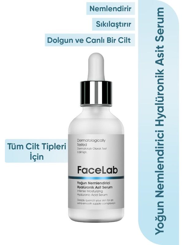 FaceLab Yoğun Nemlendirici Hyalüronik Asit Serum 30 ml