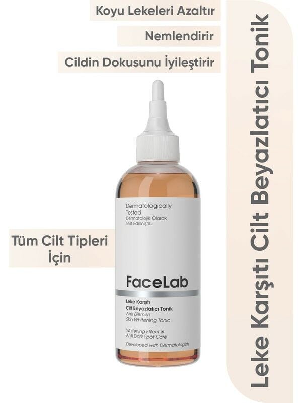 FaceLab Leke Karşıtı Cilt Beyazlatıcı Tonik 200 ml