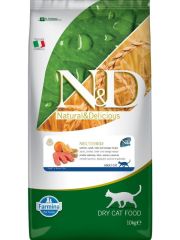 N&D Düşük Tahıllı Somonlu Kısırlaştırılmış Kedi Maması 10 kg PND1000023